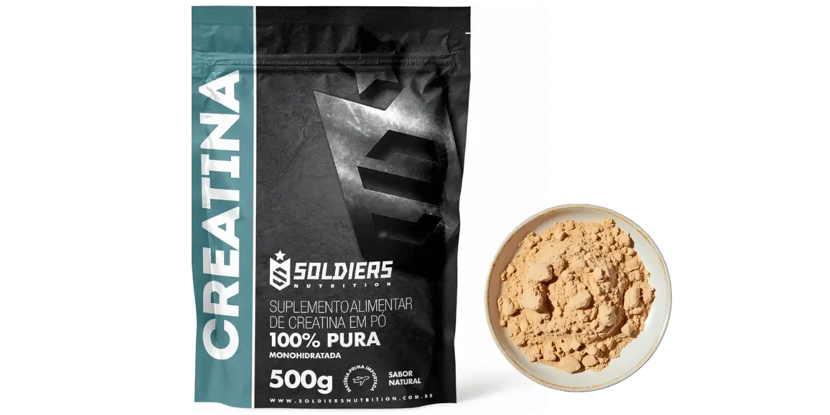 benefícios da Creatina em pó suplemento para energia e performance nos treinos.