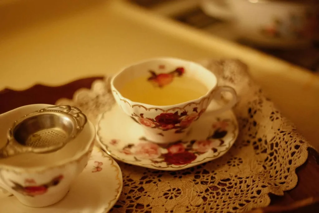 Chá de banana pronto